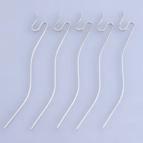 135mm Iron Snake Hair Stick Hair Pin Hair Clip Hair Stick minimalist modern Hair Accessory hair jewelry Nickel 10pcs