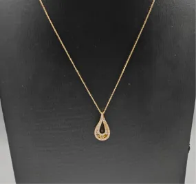 .43ct Waterdrop Diamond Necklace