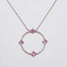 .51ctw Diamond Round Necklace 14K Gold