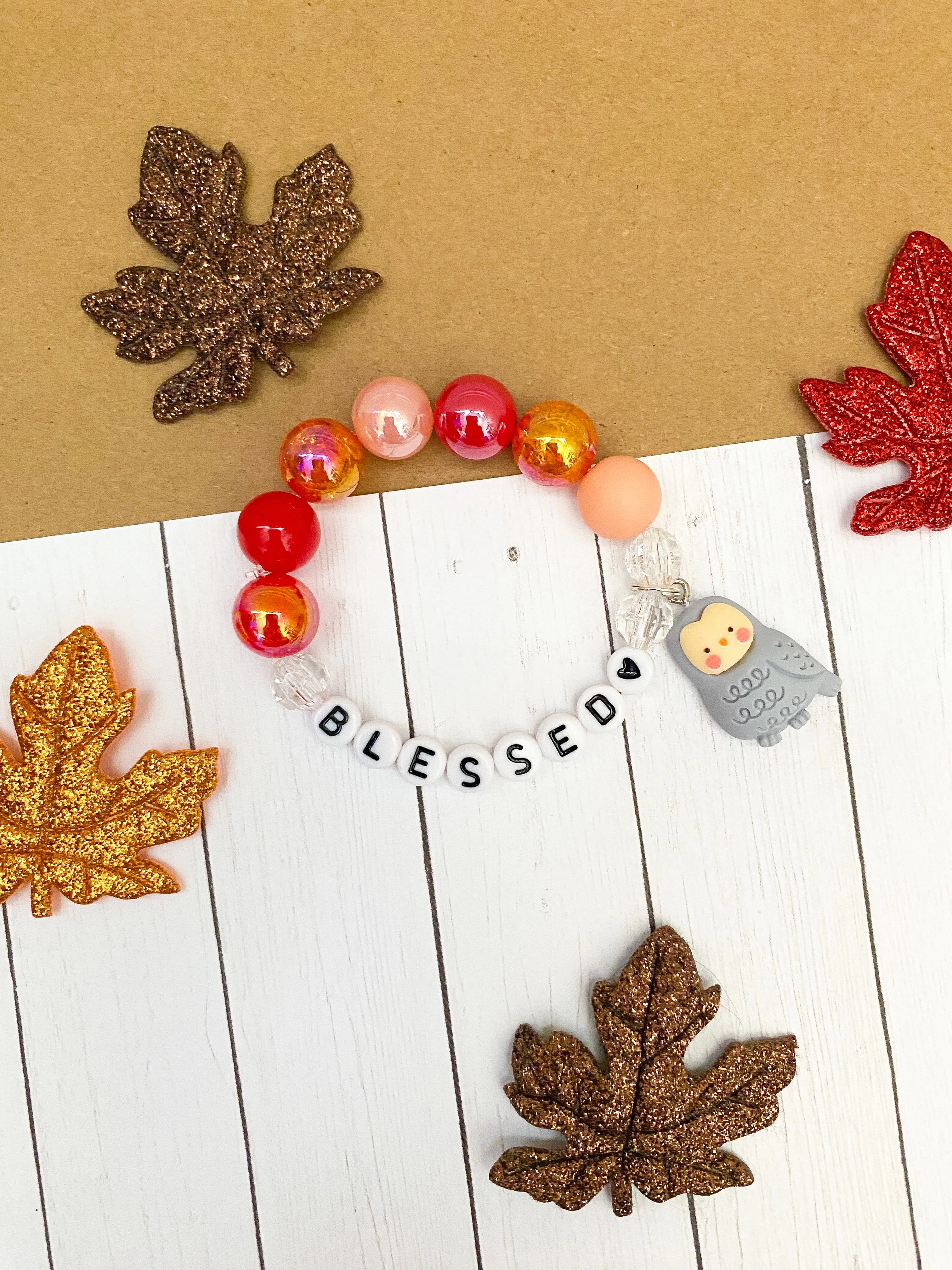 Autumn Charm Bracelet - Customizable