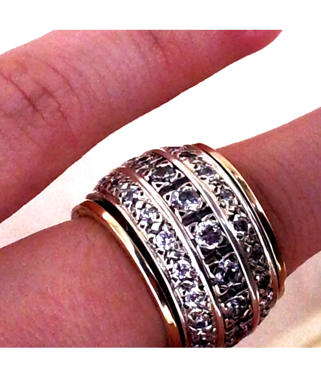 Bluenoemi Ultimate Spinner Ring for woman. Israeli spinner rings,