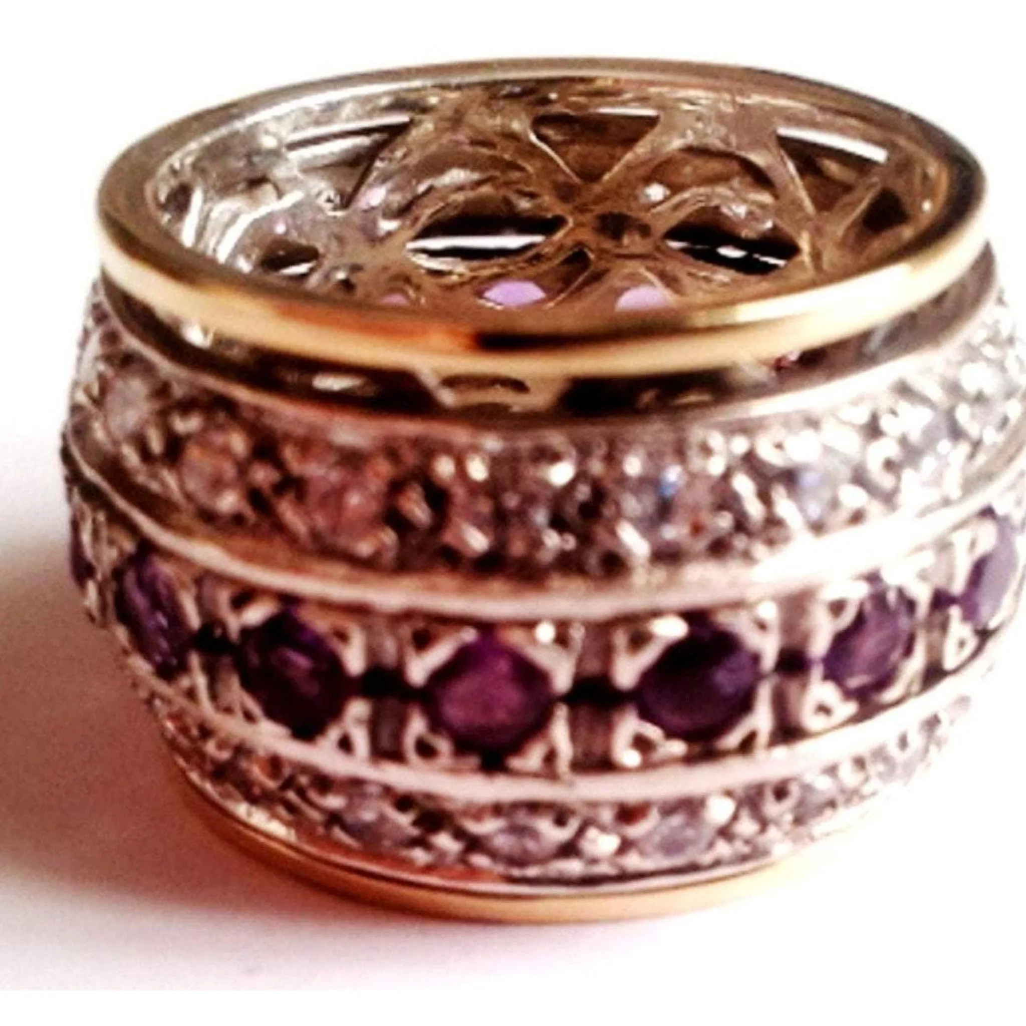 Bluenoemi Ultimate Spinner Ring for woman. Israeli spinner rings,