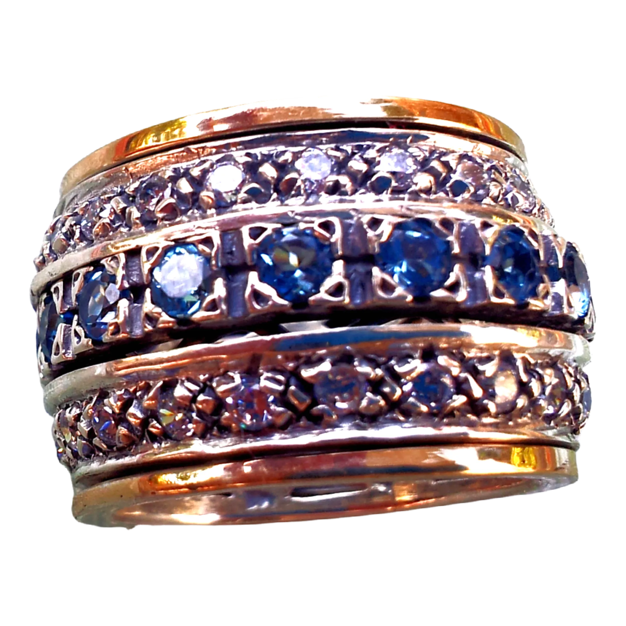 Bluenoemi Ultimate Spinner Ring for woman. Israeli spinner rings,