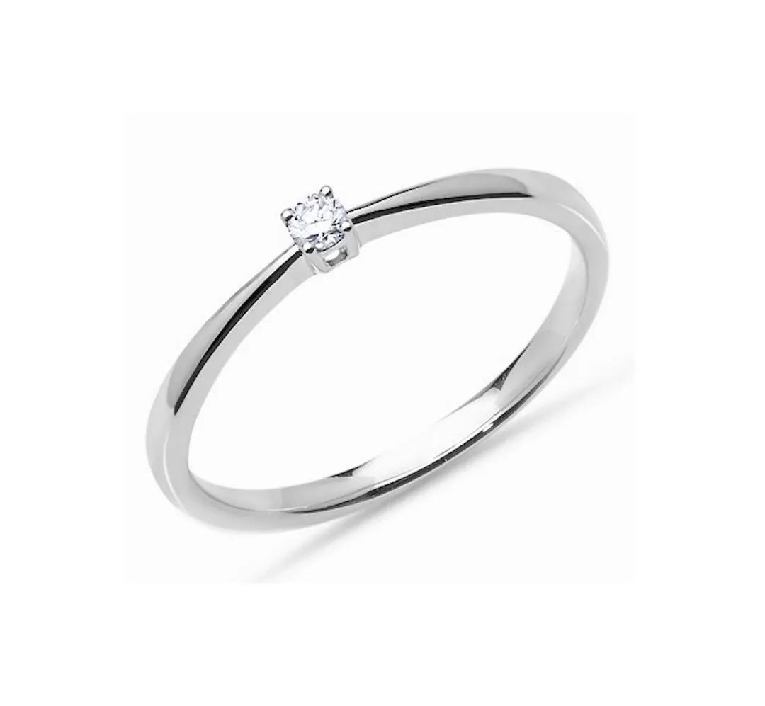 Calista .05ct. Diamond Promise Ring / Engagement Ring 14K Gold