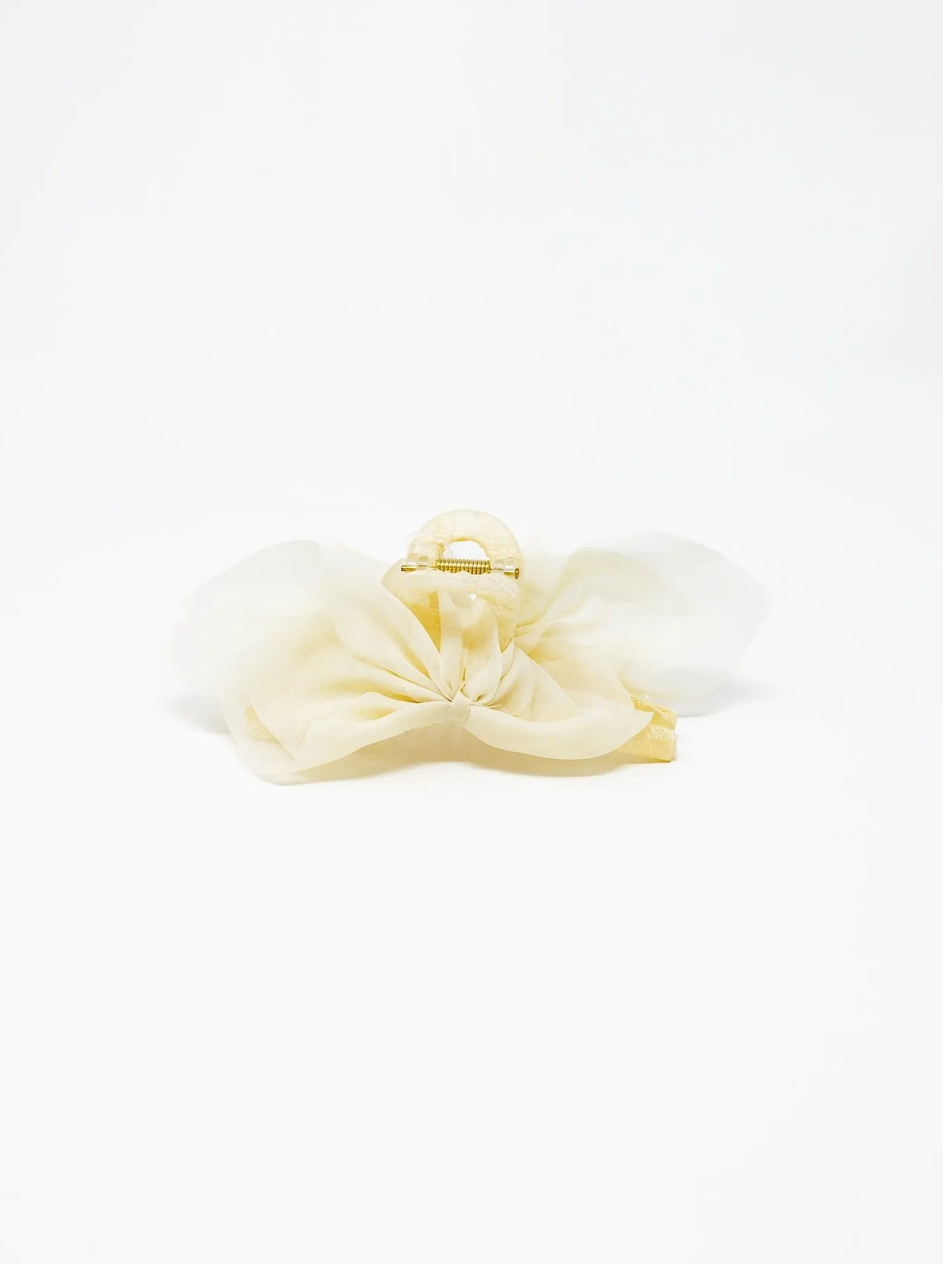 Chiffon Bow Claw Clip