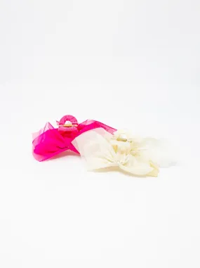 Chiffon Bow Claw Clip