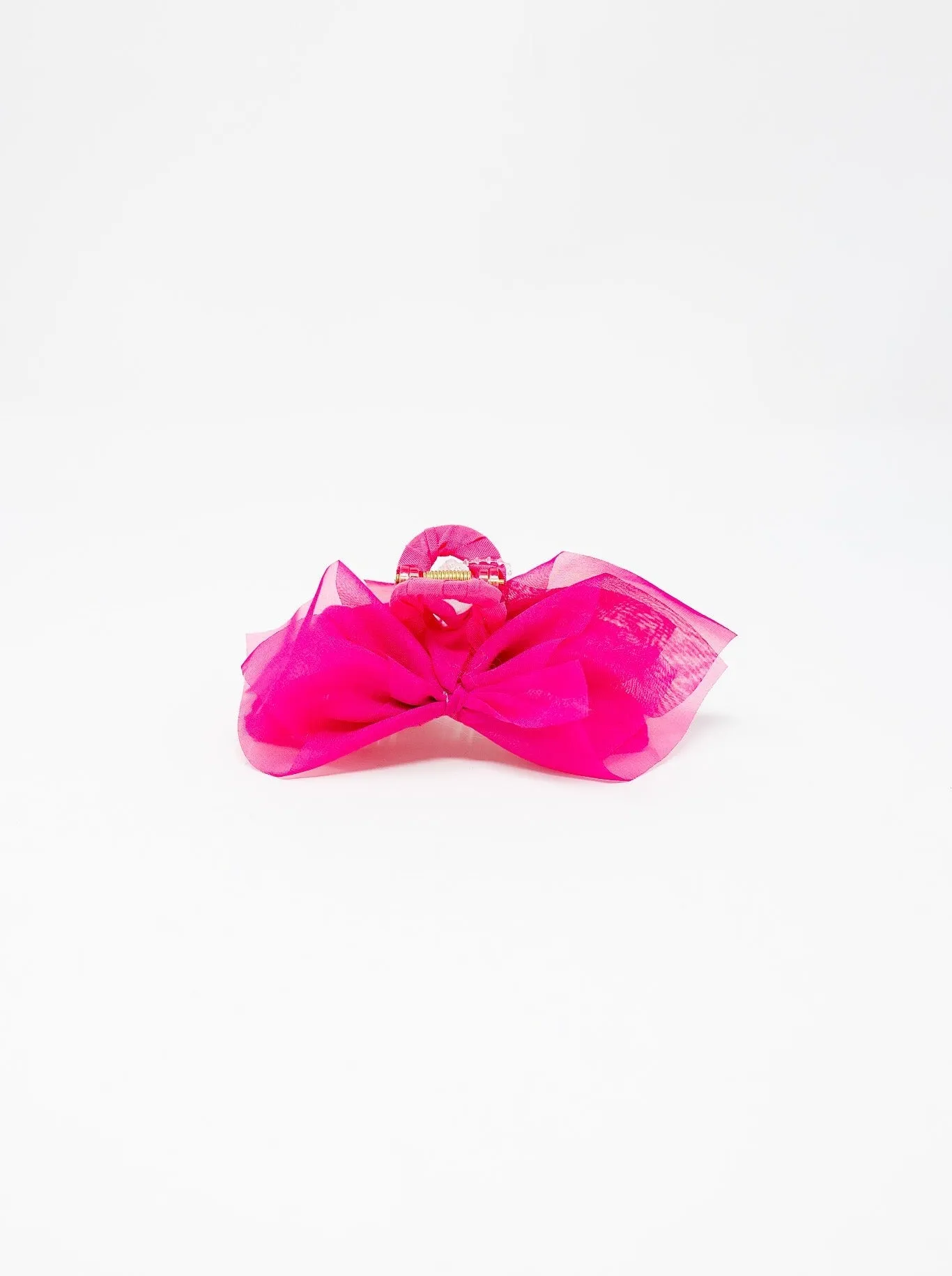 Chiffon Bow Claw Clip