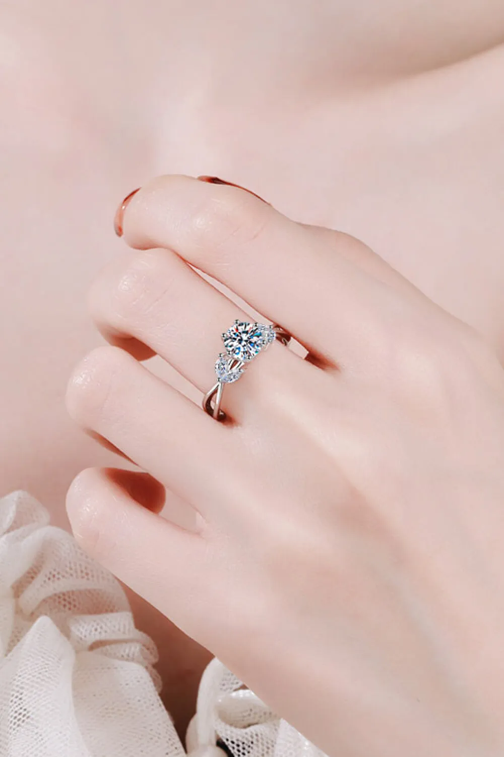 Come With Me 1 Ct Moissanite Ring