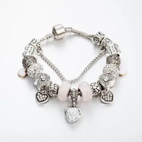 Crystal Enamel Beads Charm Beads Bracelet