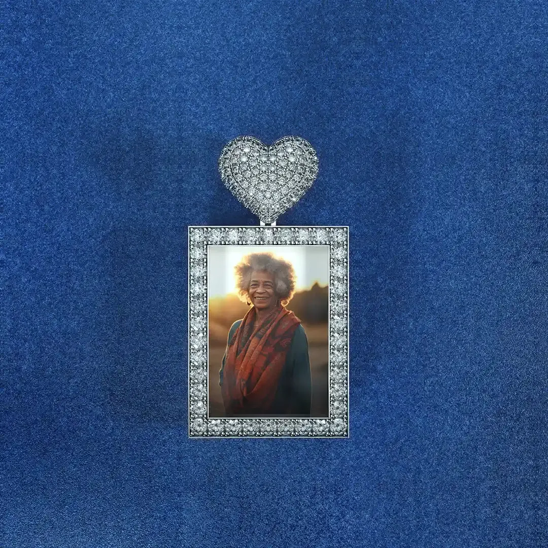 Custom Rectangular Photo Pendant