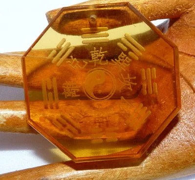 Dao Bagua Symbol Chinese Citrine Crystal Pendant (CP-232)