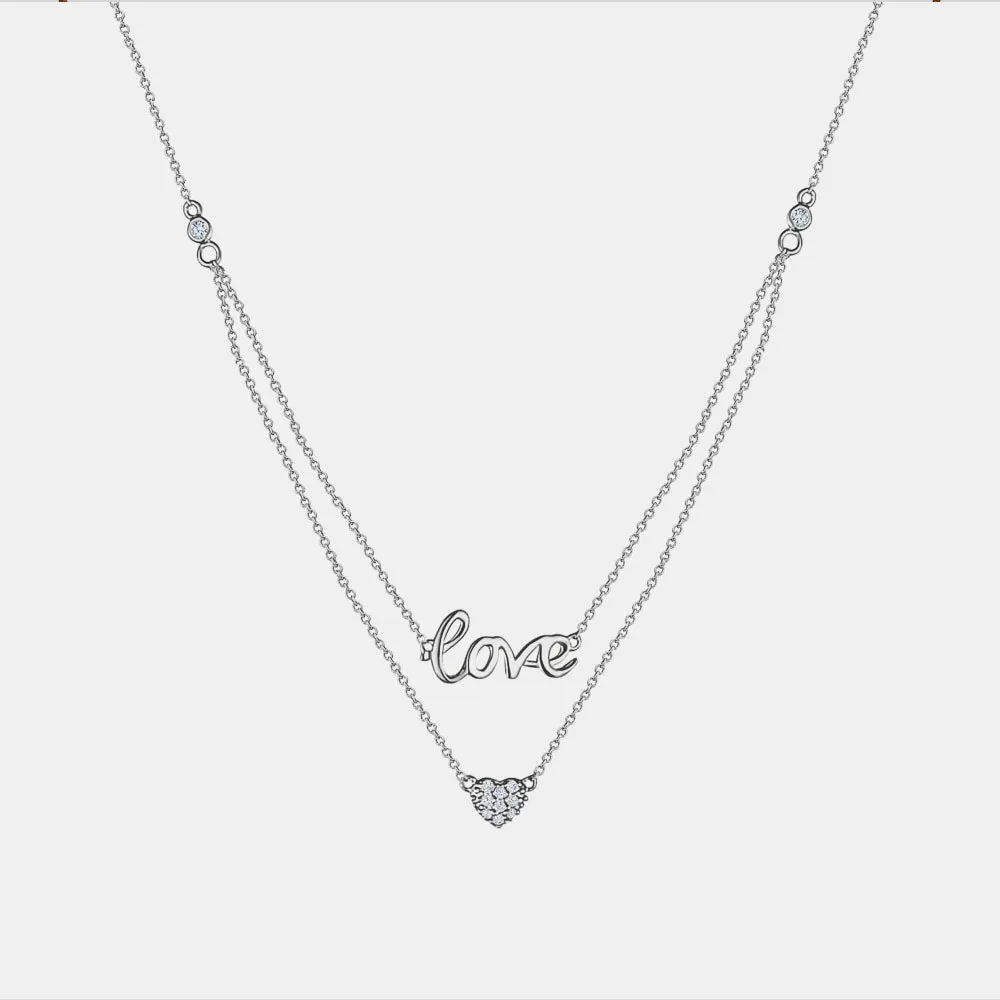 Double Layered Love necklace