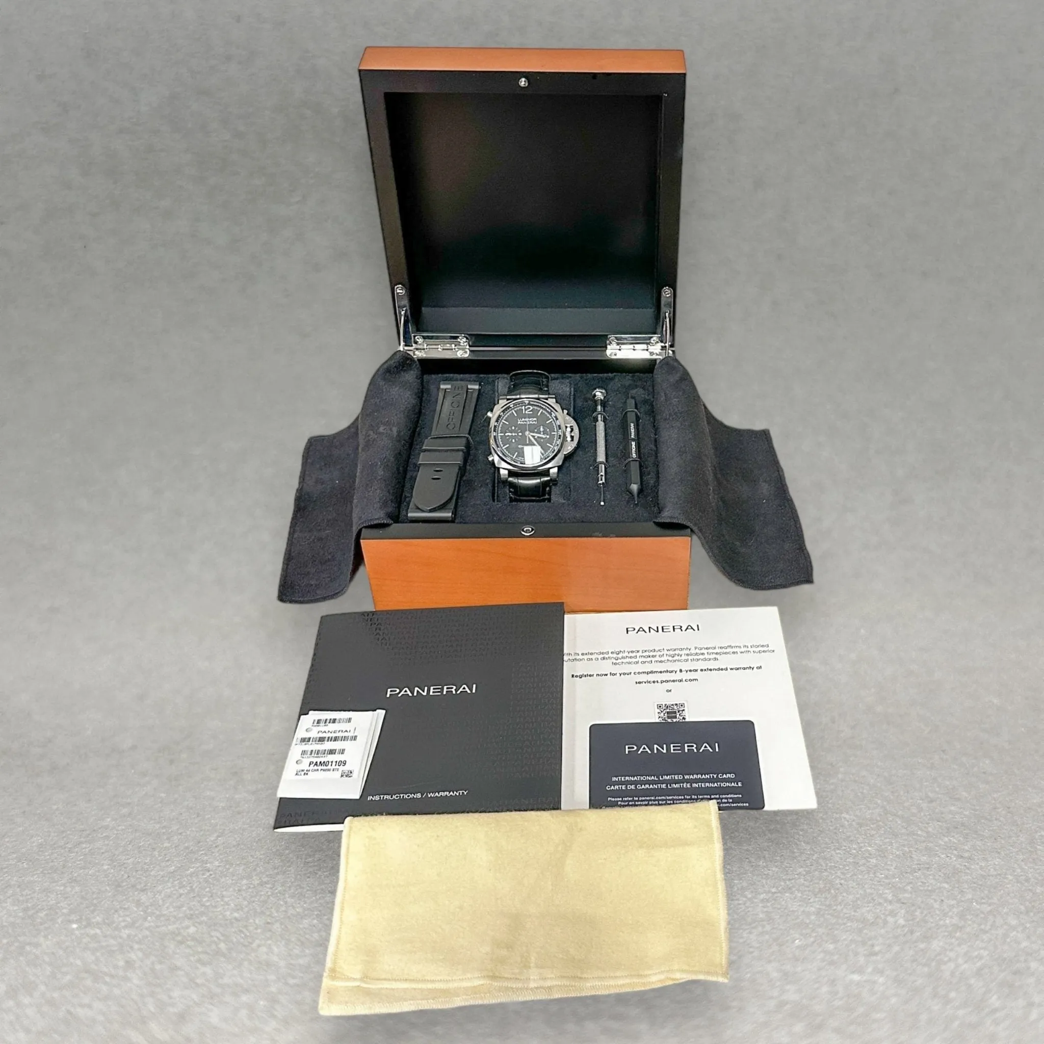 Estate Panerai Luminar Chrono Men’s Automatic Watch Ref#PAM01109