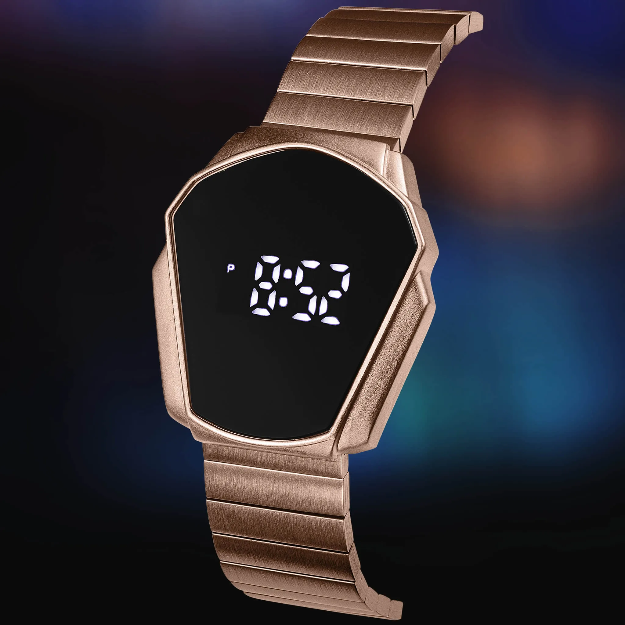 Ferro Digital Rose Gold Men's Watch