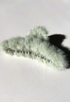 Fluffy Cuddle Clip-Mint