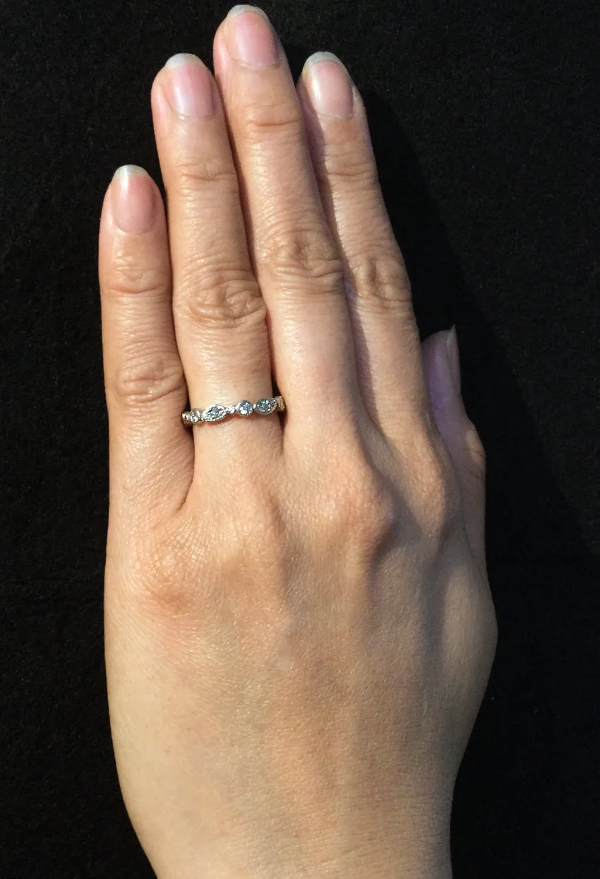 Forever Diamond Band in 14k white gold