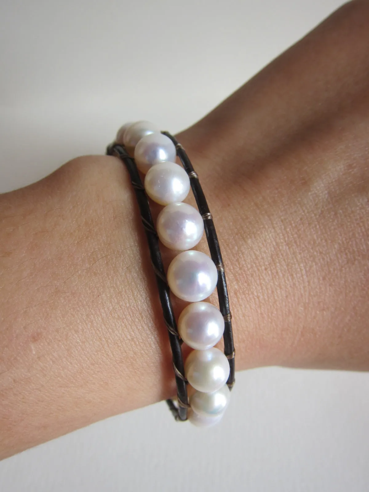 Freshwater Baroque Pearl Single Wrap Bracelet