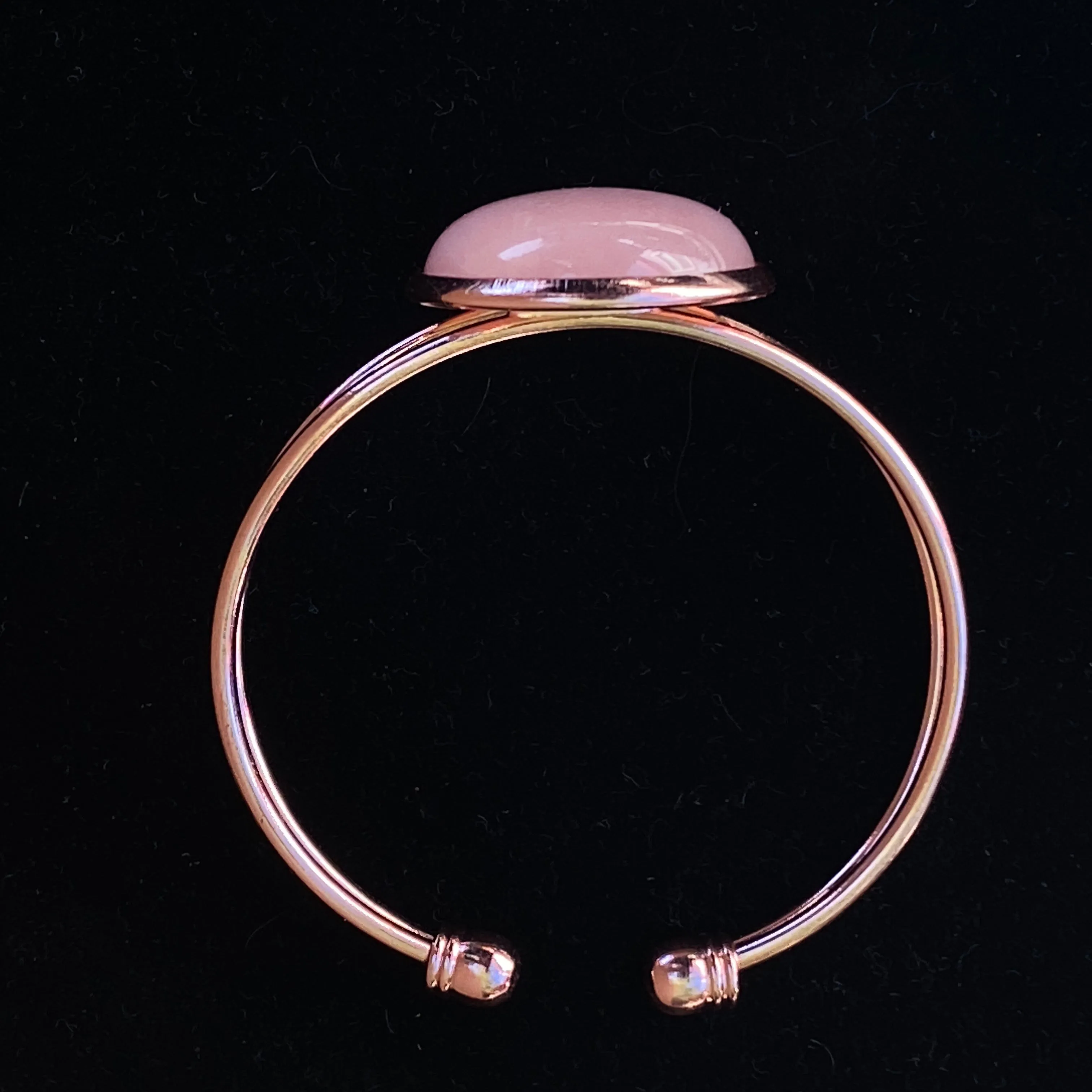 Gemstone rosegold Cuff Bracelets