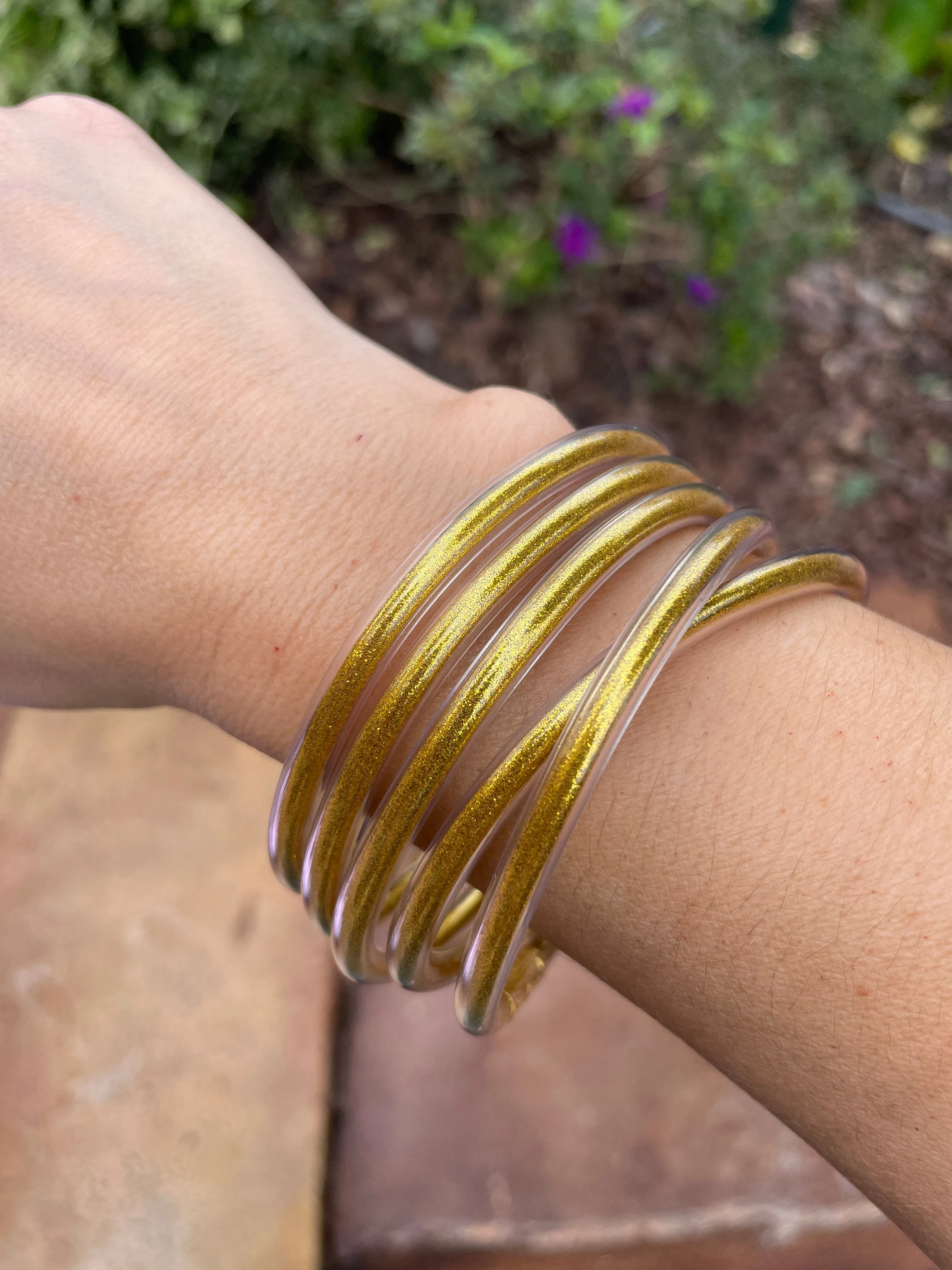 Gold Bangles Set