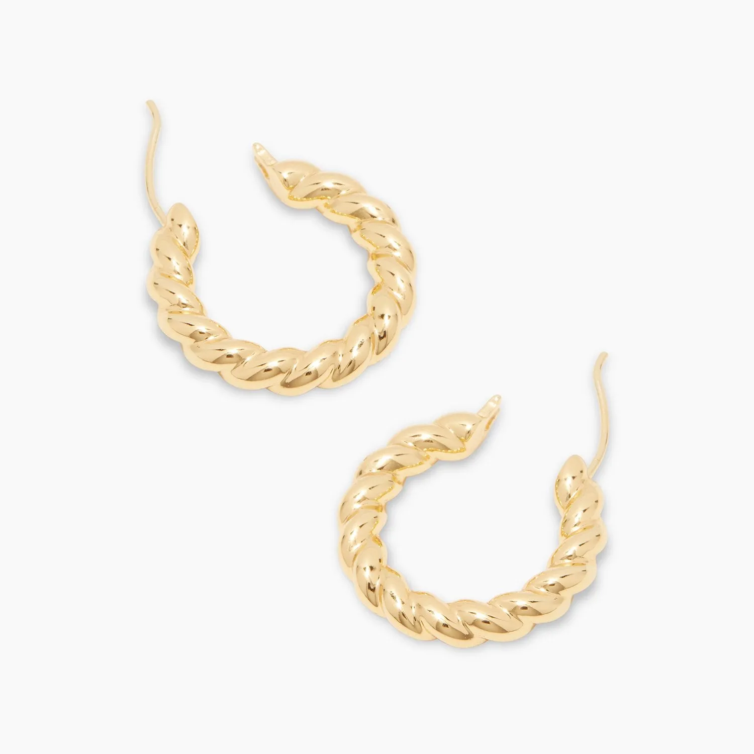 Gorjana Crew Hoops (gold)