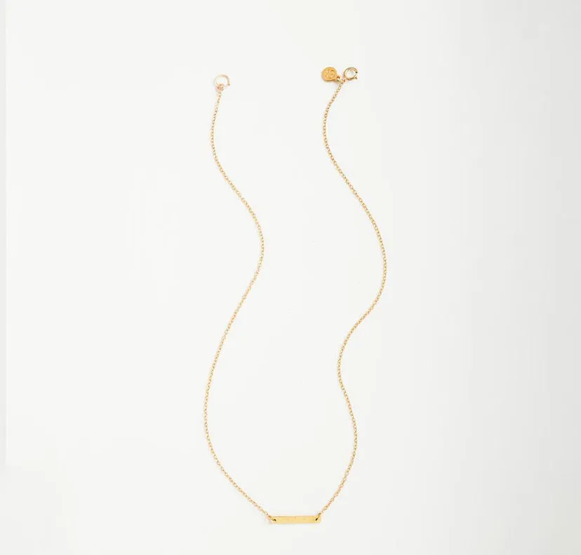 Gorjana Knox Necklace (gold)