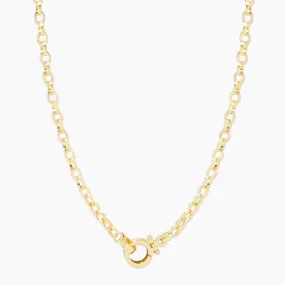 Gorjana Rose Necklace (gold)