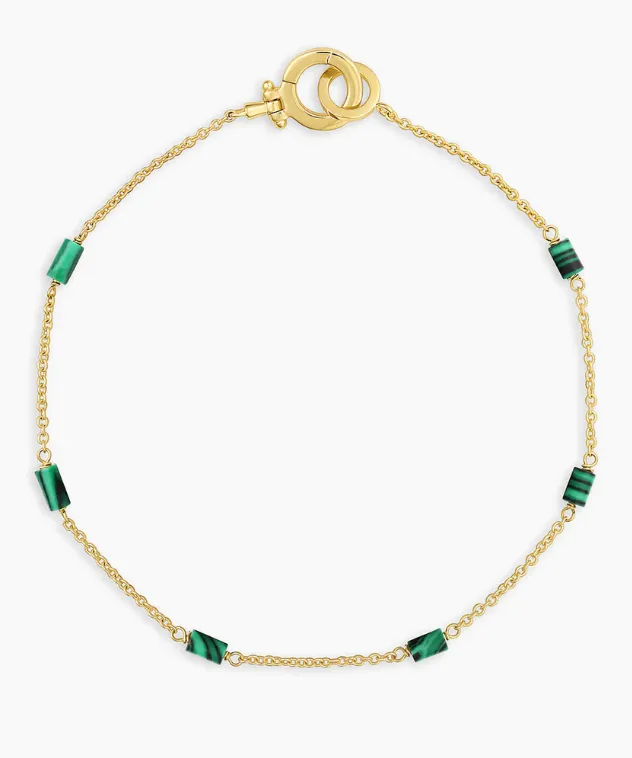 Gorjana Tatum Bracelet - Turquoise, White OR Malachite