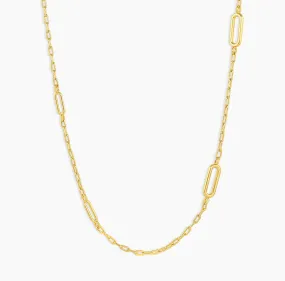 Gorjana Zoe Link Necklace (gold)