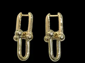 Hardware Earrings 18K Gold