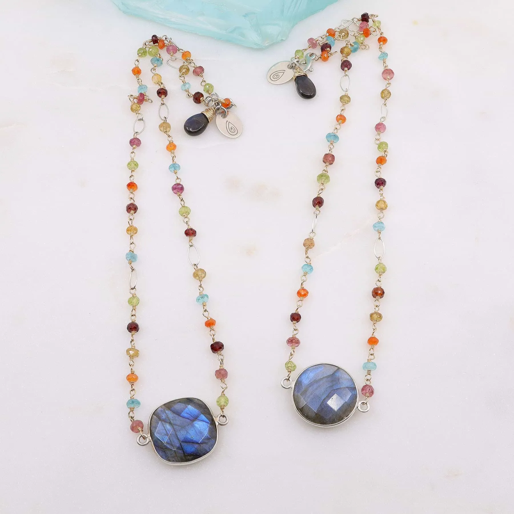 Harlequin - Labradorite Multi-Gemstone Necklace