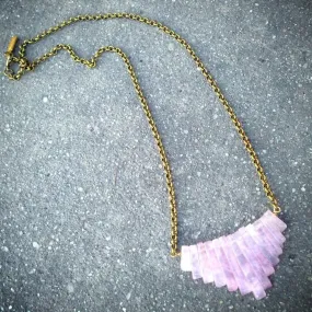 Healing, Pink Quartz Chain Necklace *Final Sale*