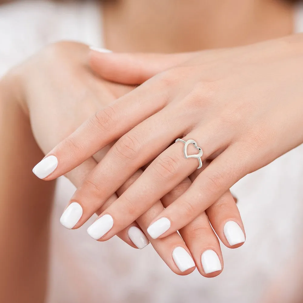 Heart Ring in Sterling Silver