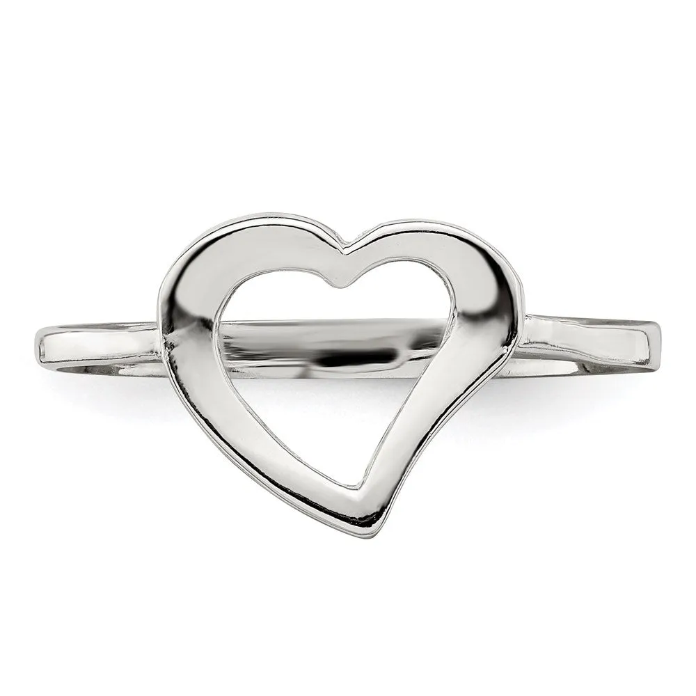 Heart Ring in Sterling Silver