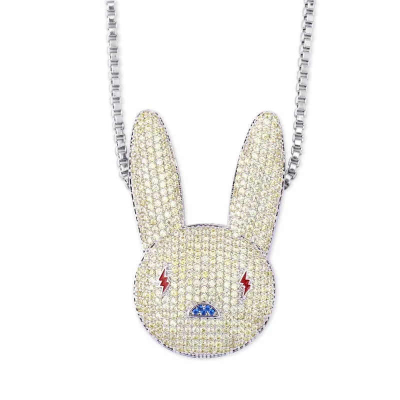 Iced Out Rabbit Pendant