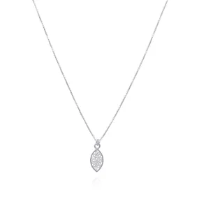 JOSEPHINE SILVER SMALL PENDANT NECKLACE FILIGREE