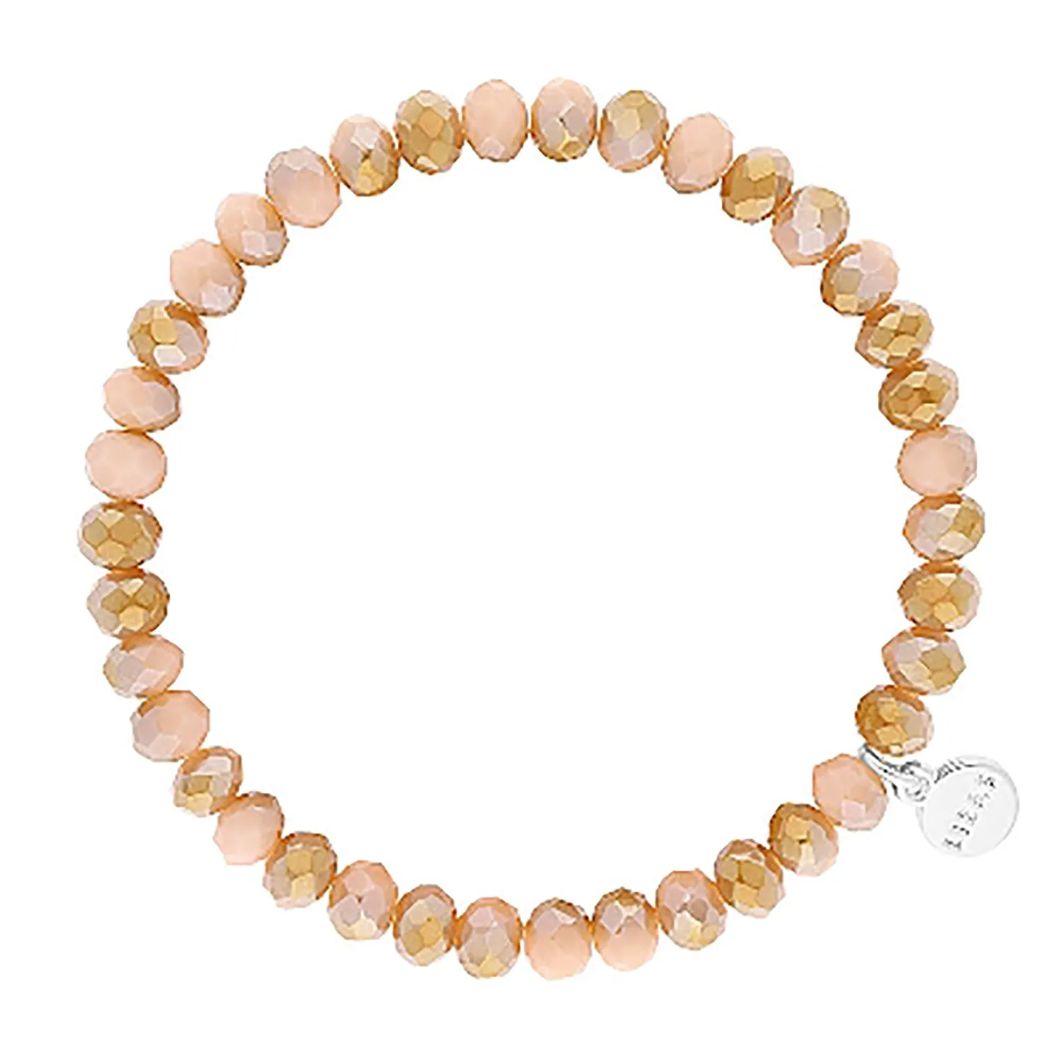 Lizas Nashville 6mm Crystal Bracelet Cream Caramel