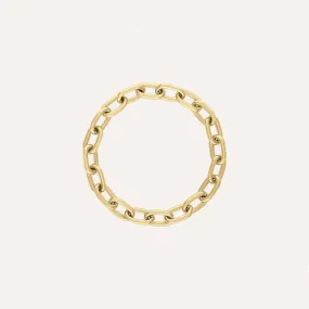 Long Link Chain Ring | 2.95 mm