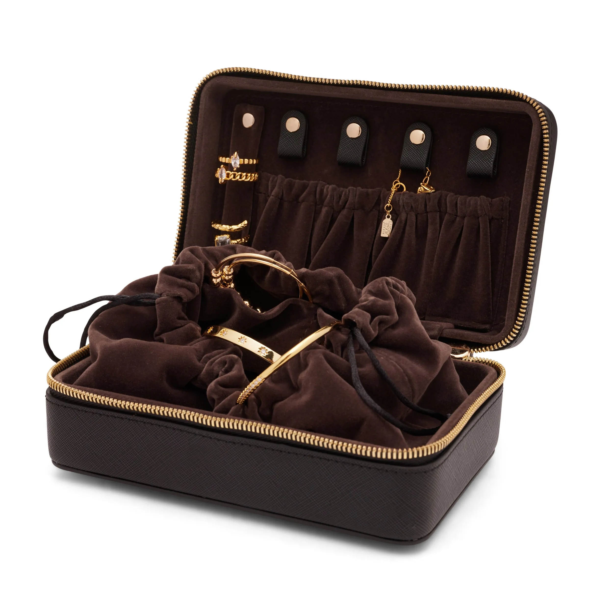 Lucky Star x CalPak Jewelry Travel Case Camel