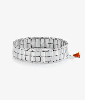 Mosaic Bracelet, Silver