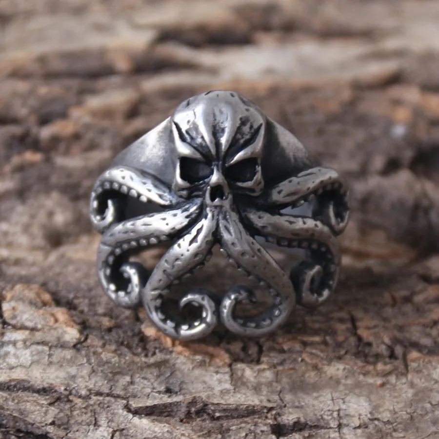 Octopus Skull Ring - R72