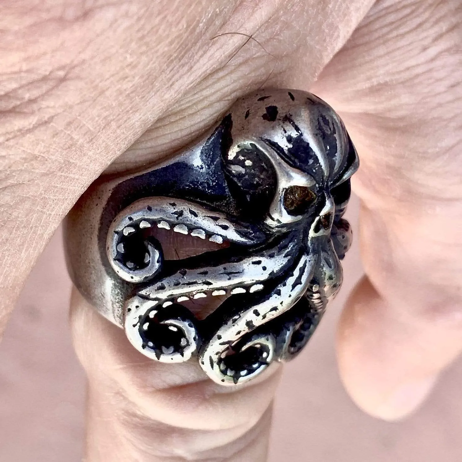 Octopus Skull Ring - R72