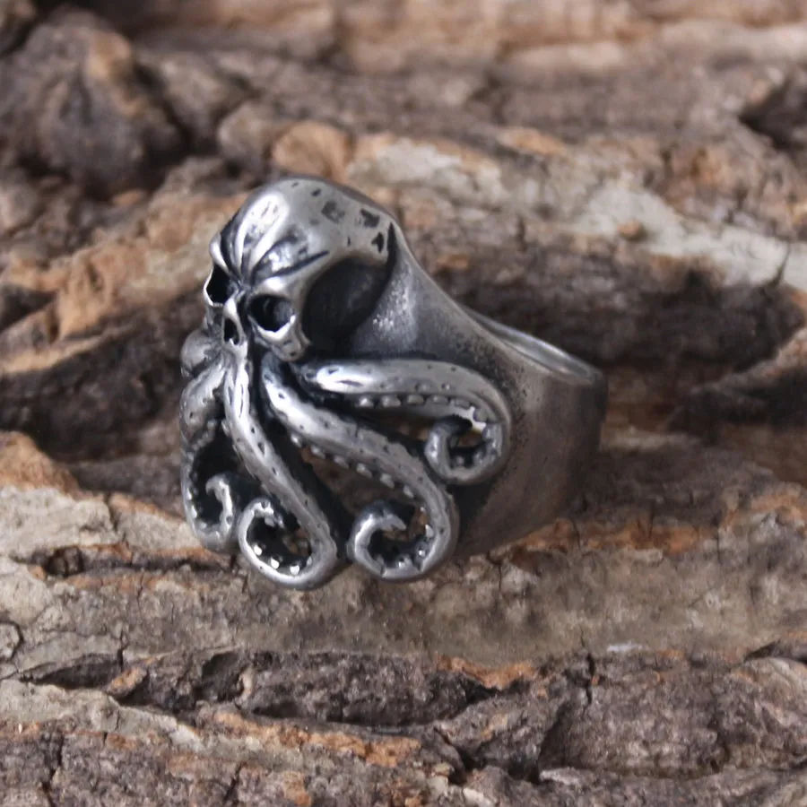 Octopus Skull Ring - R72