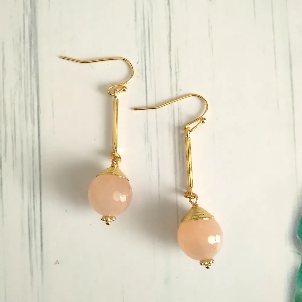 Pastel Pop Single Gem Drop Hook Earrings