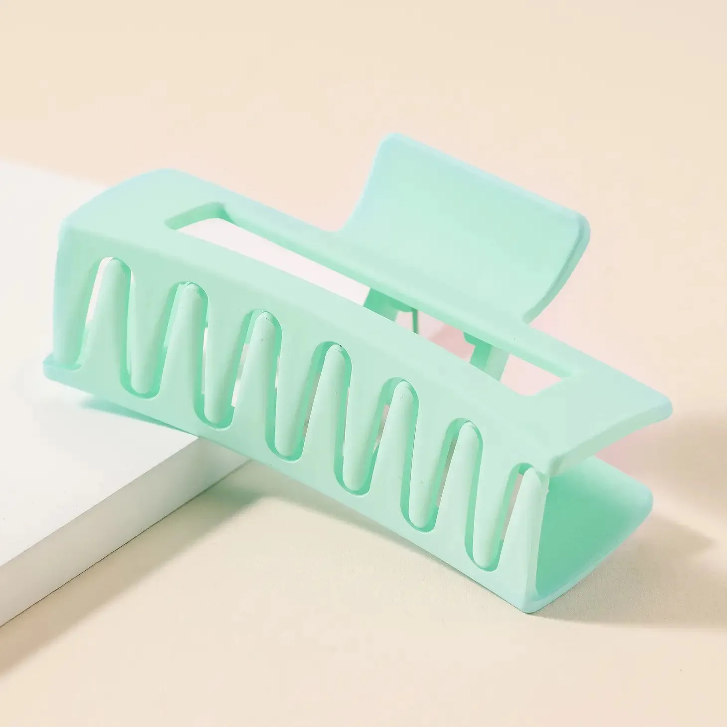 Pastel Rectangular Hair Claw