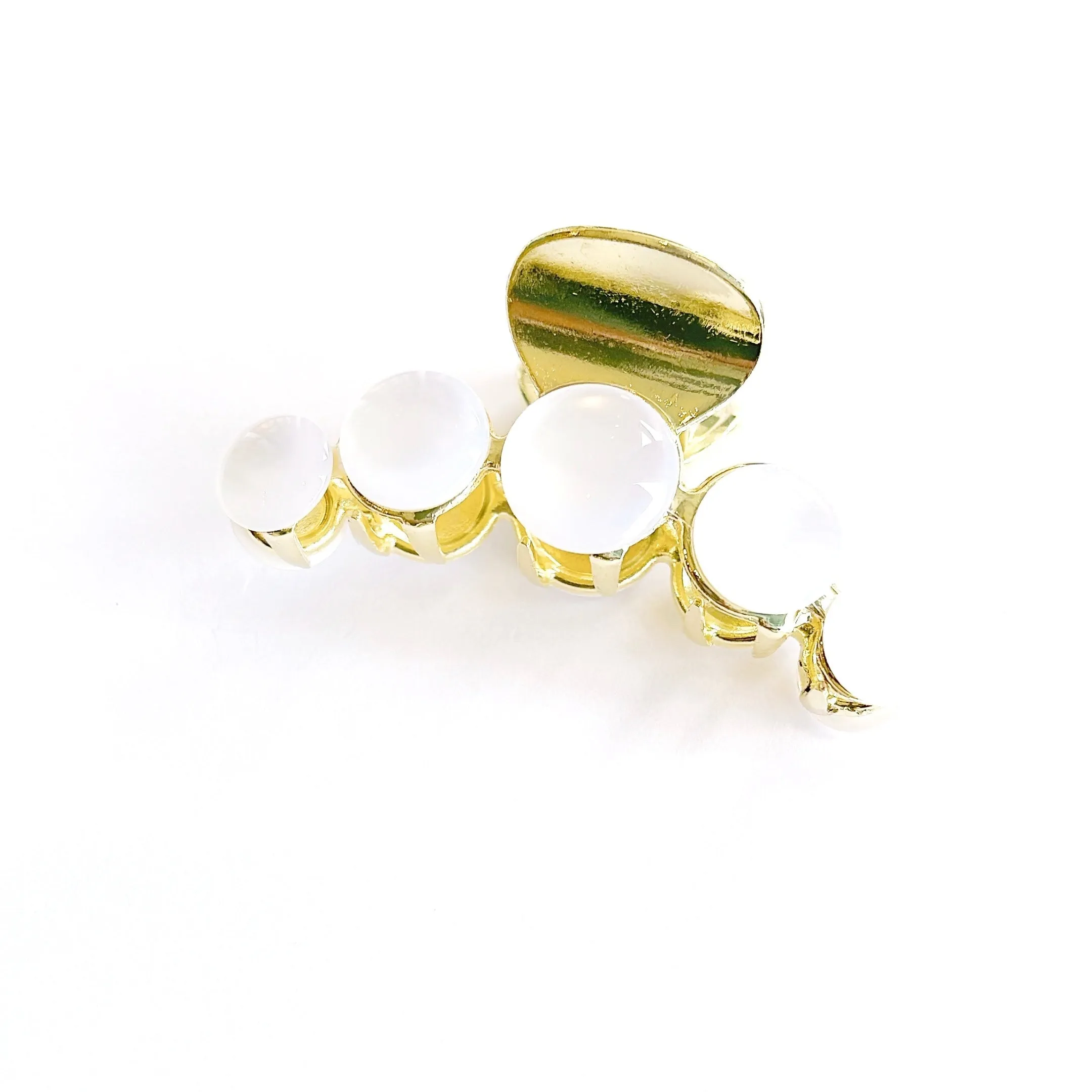 Pearlescent Gold Hair Clip - Small