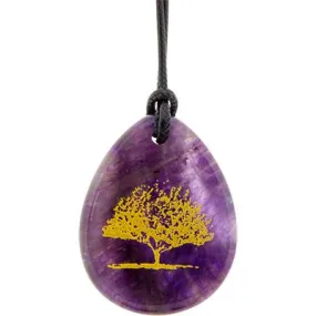 Pendant, Tree of Life-Amethy