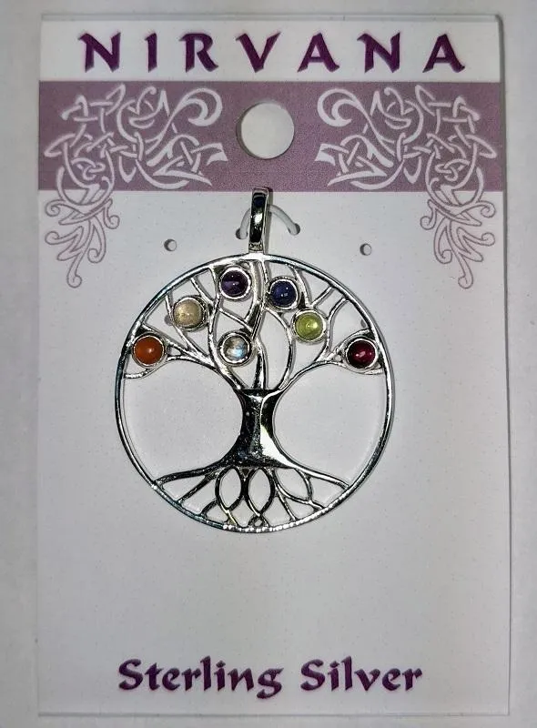 Pendant, Tree of Life - Assorted designs in sterling silver