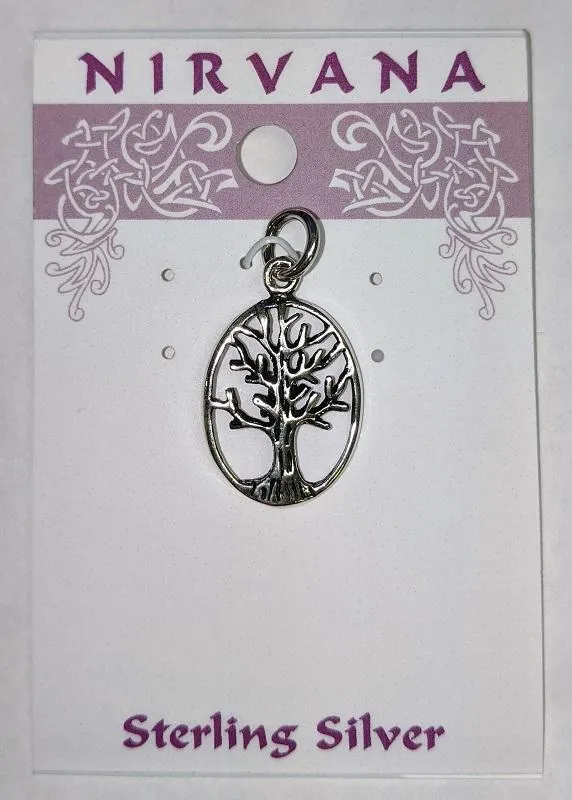 Pendant, Tree of Life - Assorted designs in sterling silver