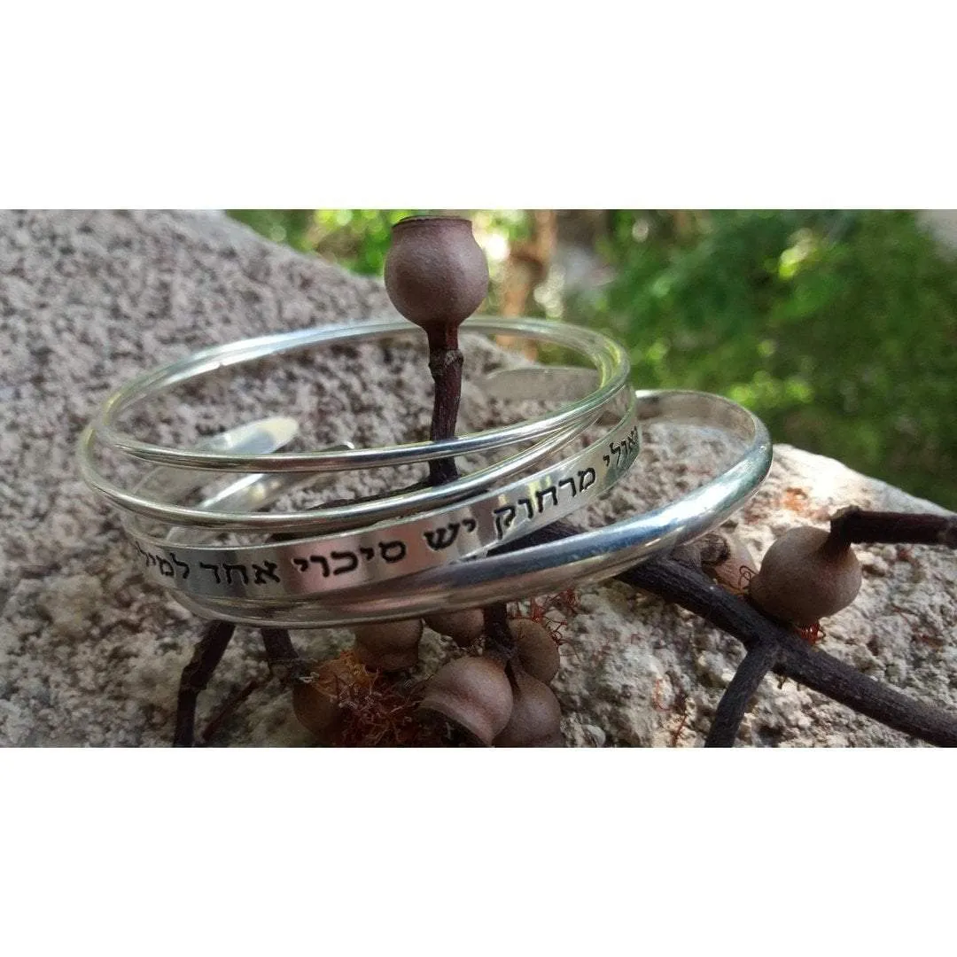 Personalized Silver cuff bracelets , hand stamped silver bracelet, names , stacking