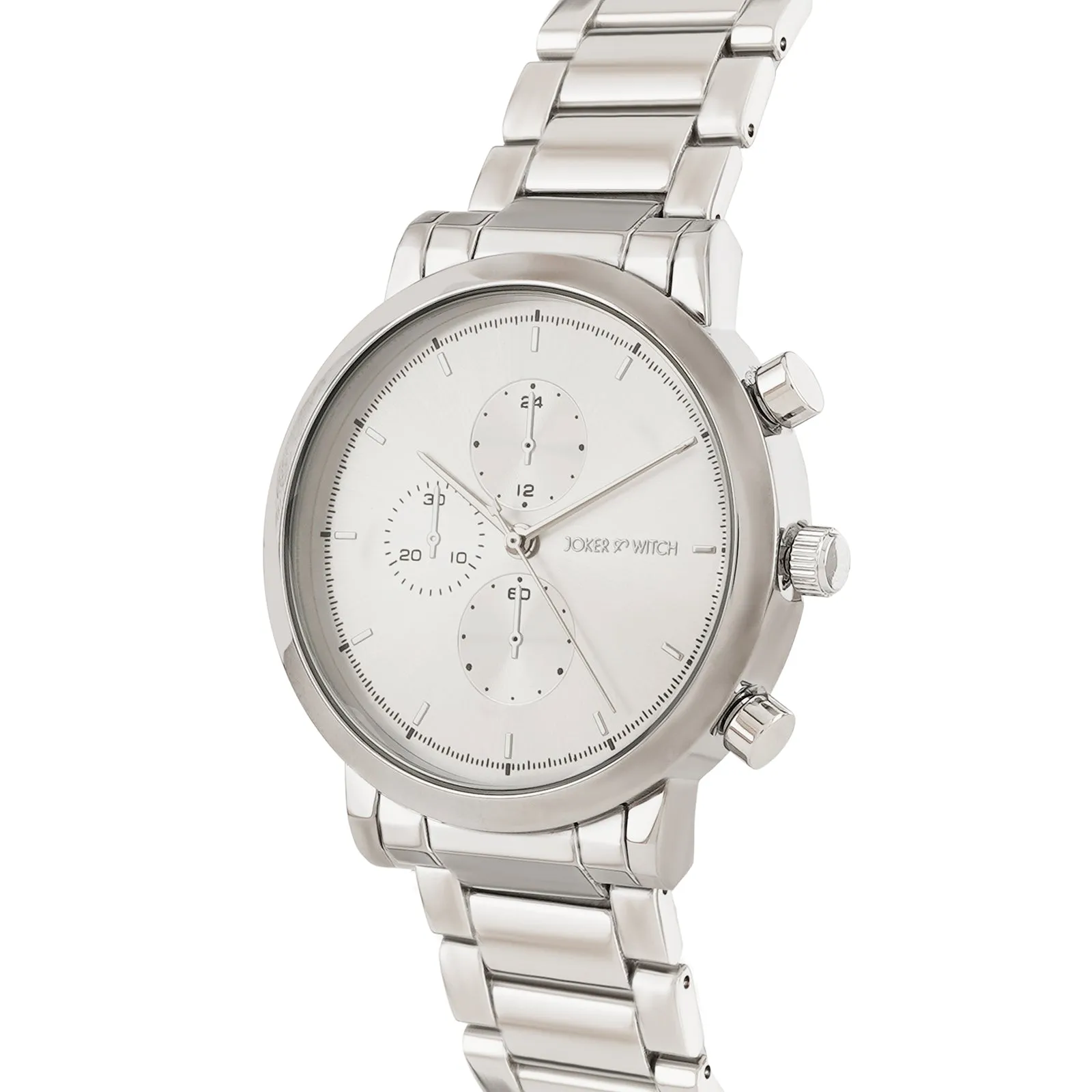 Pierce All Silver Metallic Strap Watch